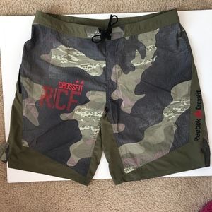 Reebok Mens Crossfit Camo Shorts 